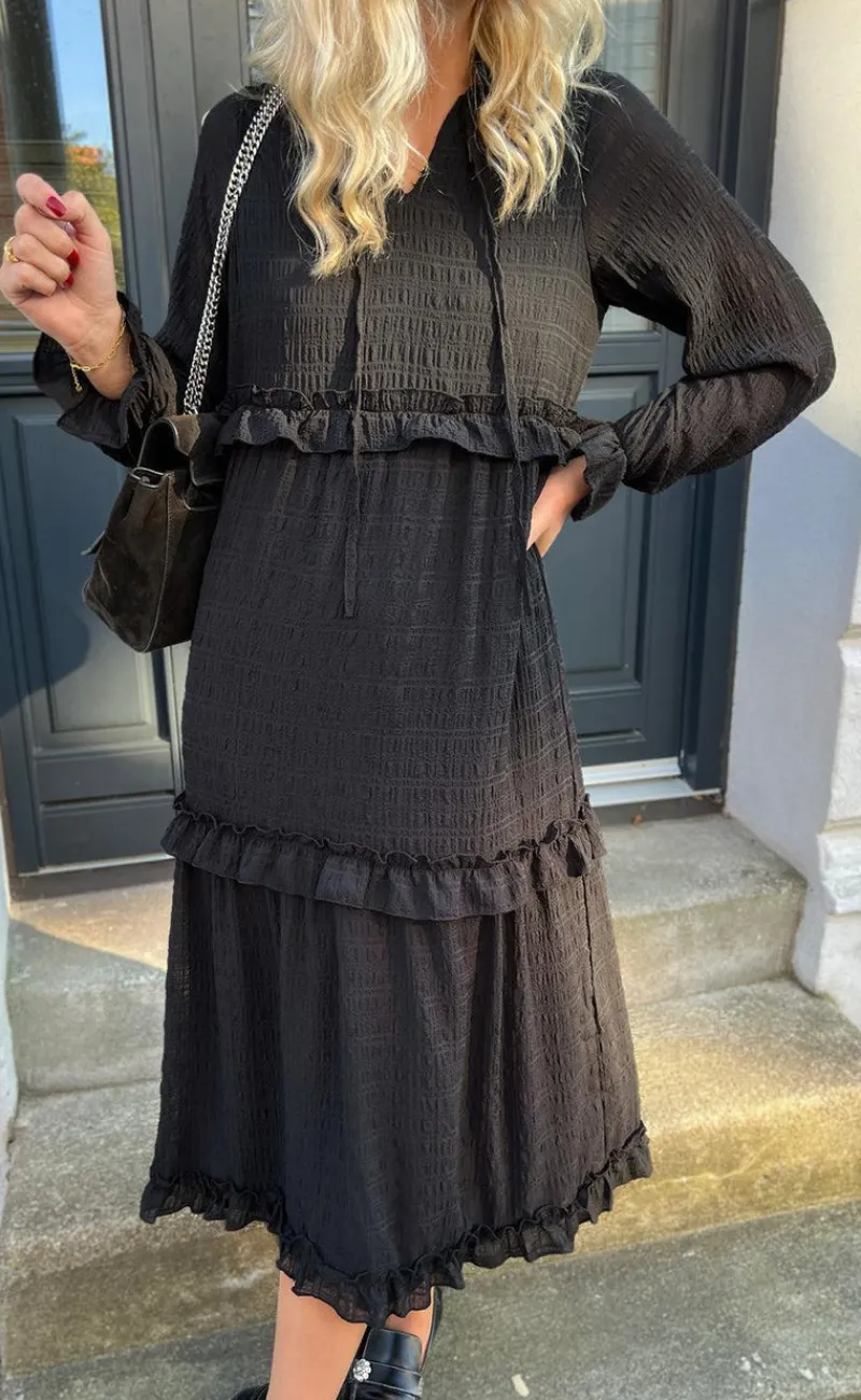 Discount Kjole - Pam - Black Kjoler