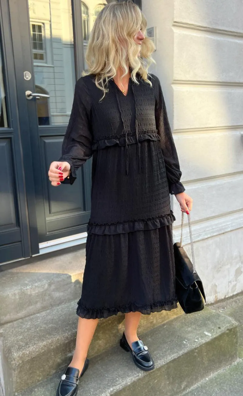 Discount Kjole - Pam - Black Kjoler