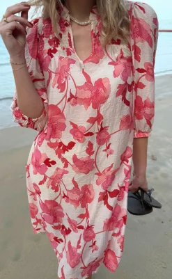 Sale Kjole - Amara - Pink Flowers Kjoler