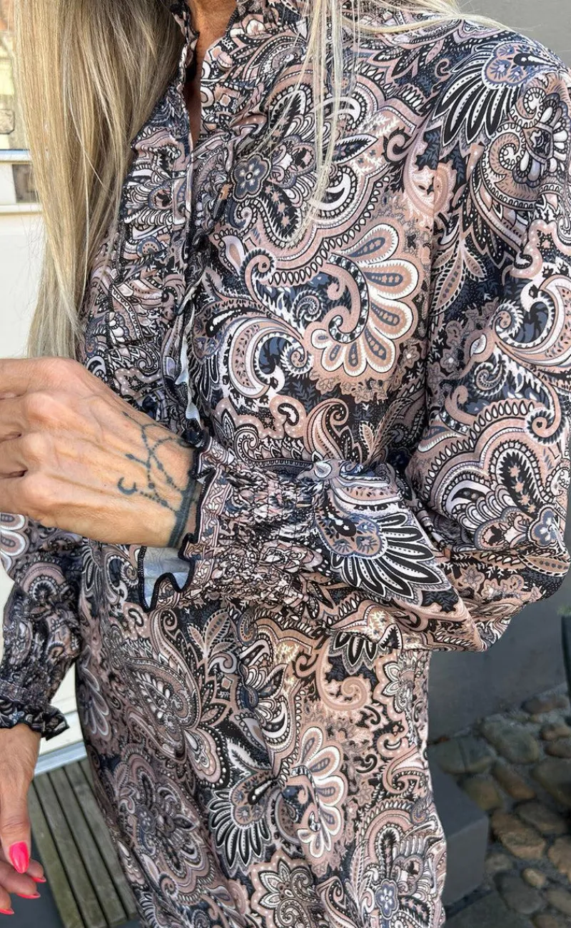 Sale Kjole - Paulina - Mixed Paisley Kjoler