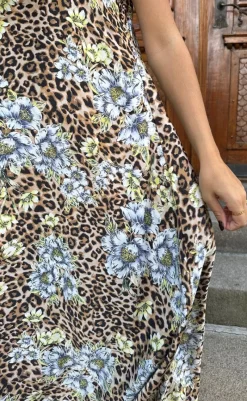 Hot Kjole - Klara - Leopard Flower Kjoler