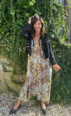 Hot Kjole - Klara - Leopard Flower Kjoler