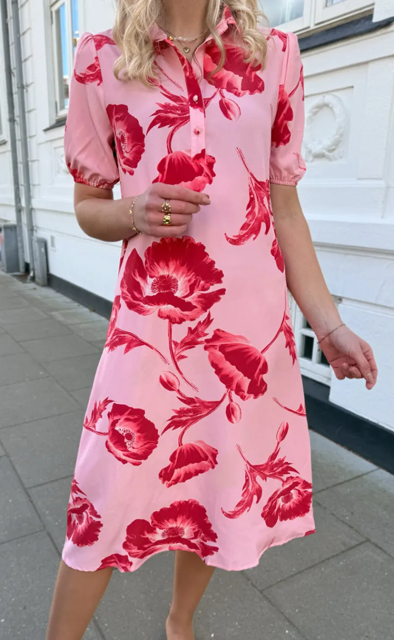 Clearance Kjole - Celeste - Rosy Flower Kjoler