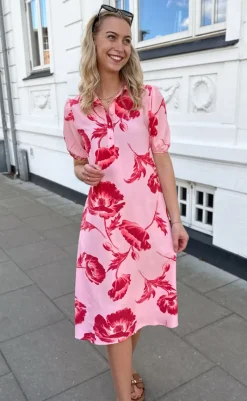 Clearance Kjole - Celeste - Rosy Flower Kjoler