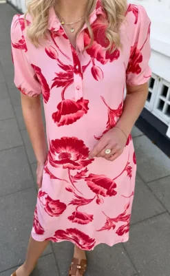 Clearance Kjole - Celeste - Rosy Flower Kjoler