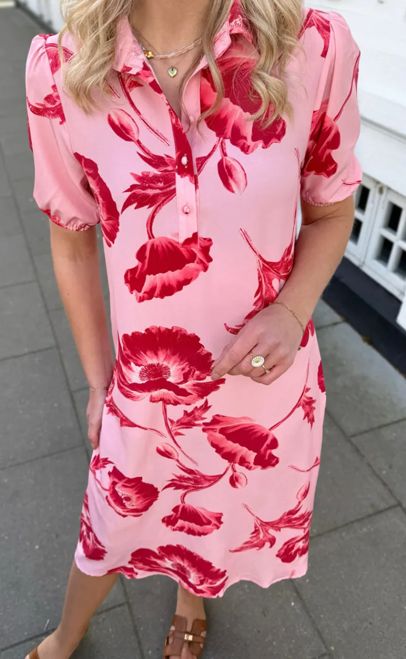 Clearance Kjole - Celeste - Rosy Flower Kjoler