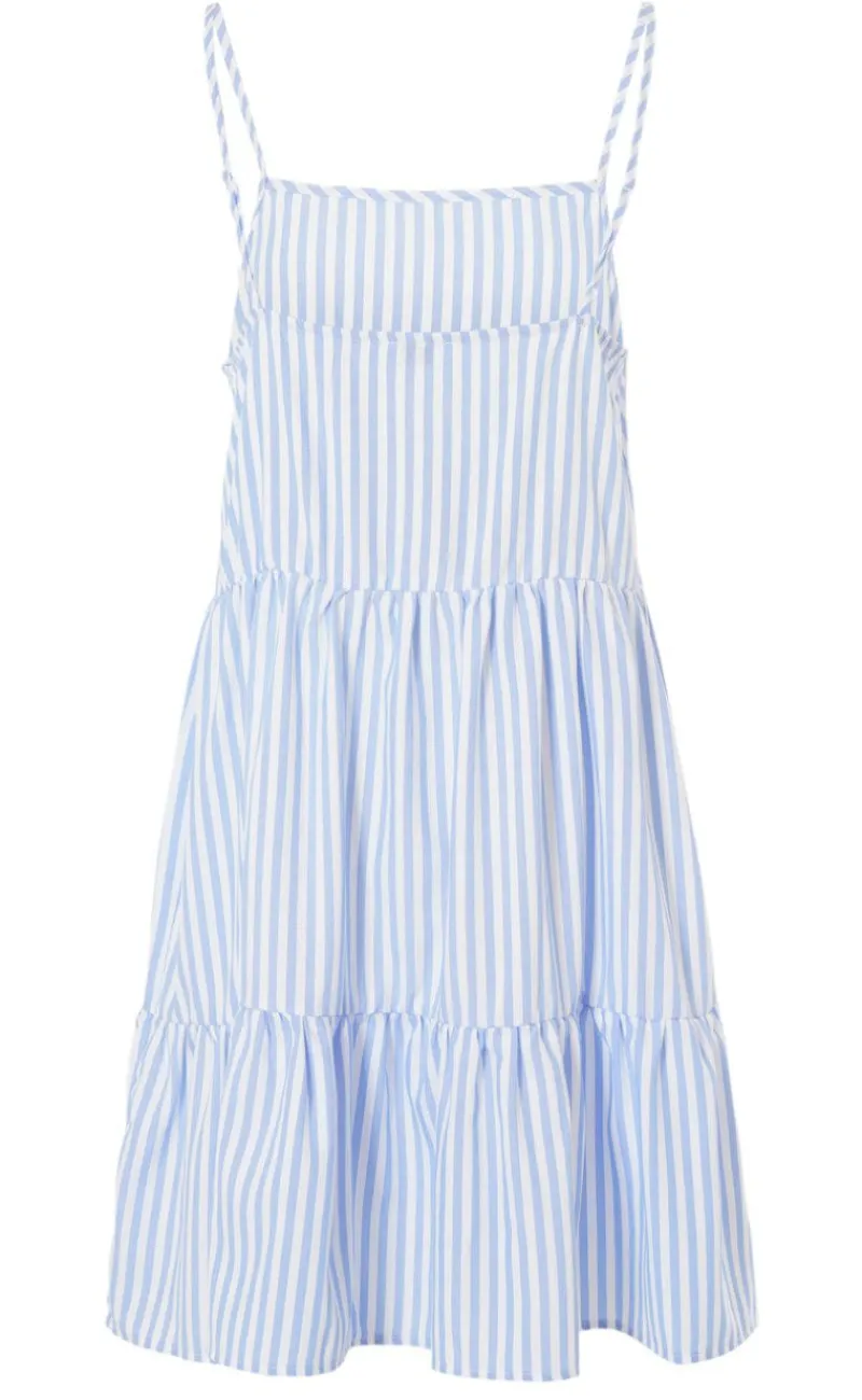 Kjole - Sisi - Blue White Stripe Kjoler