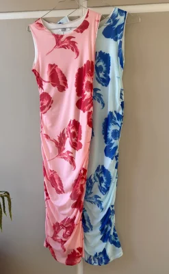 Kjole - Sophia Mesh - Blue Flower Kjoler