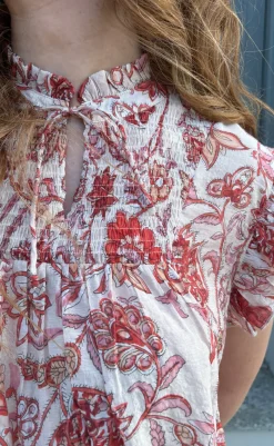 Sale Kjole - Emmi - Red Flowers Kjoler