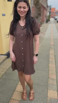 Best Kjole - Fia - Dark Brown Kjoler