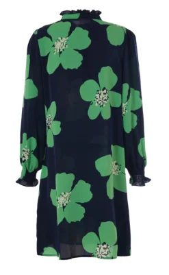 Kjole - Augusta - Green Flower Kjoler