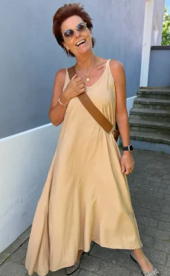 Online Kjole - Klara - Camel Kjoler