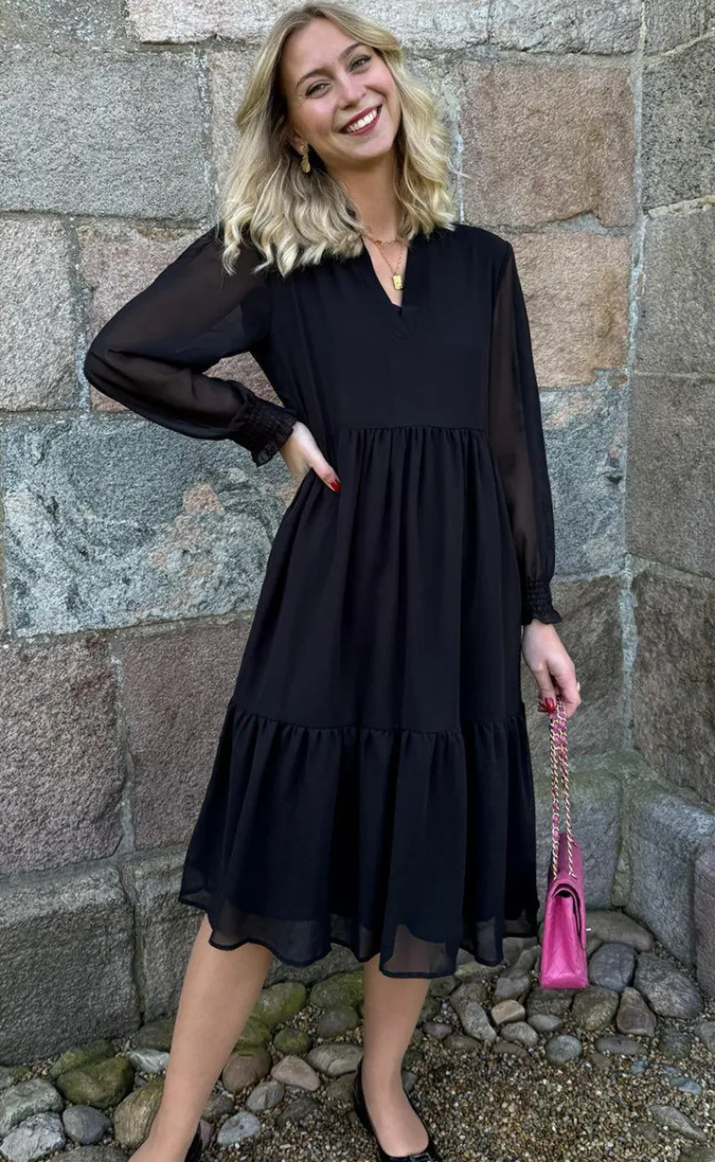 Discount Kjole - Christel - Black Kjoler