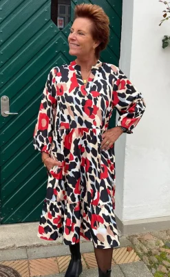 Hot Kjole - Olinda - Leopard Roses Kjoler