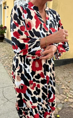 Hot Kjole - Olinda - Leopard Roses Kjoler
