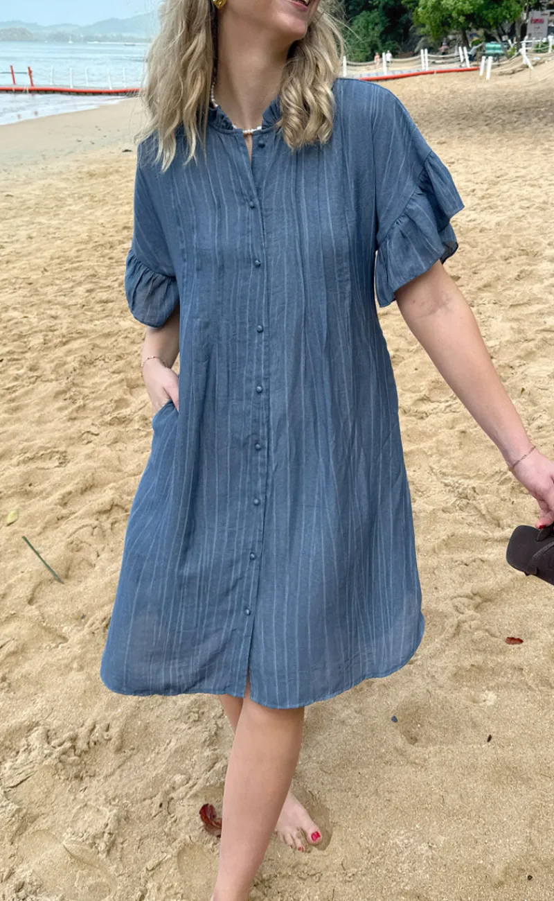 Sale Kjole - Michela - Blue Kjoler