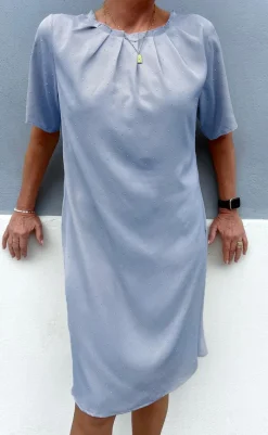 Outlet Kjole - Vicky Rhinestone - Blue Kjoler