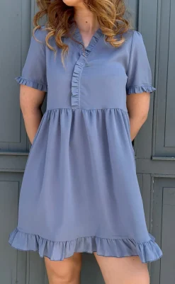 Discount Kjole - Catja Summer - Blue Kjoler