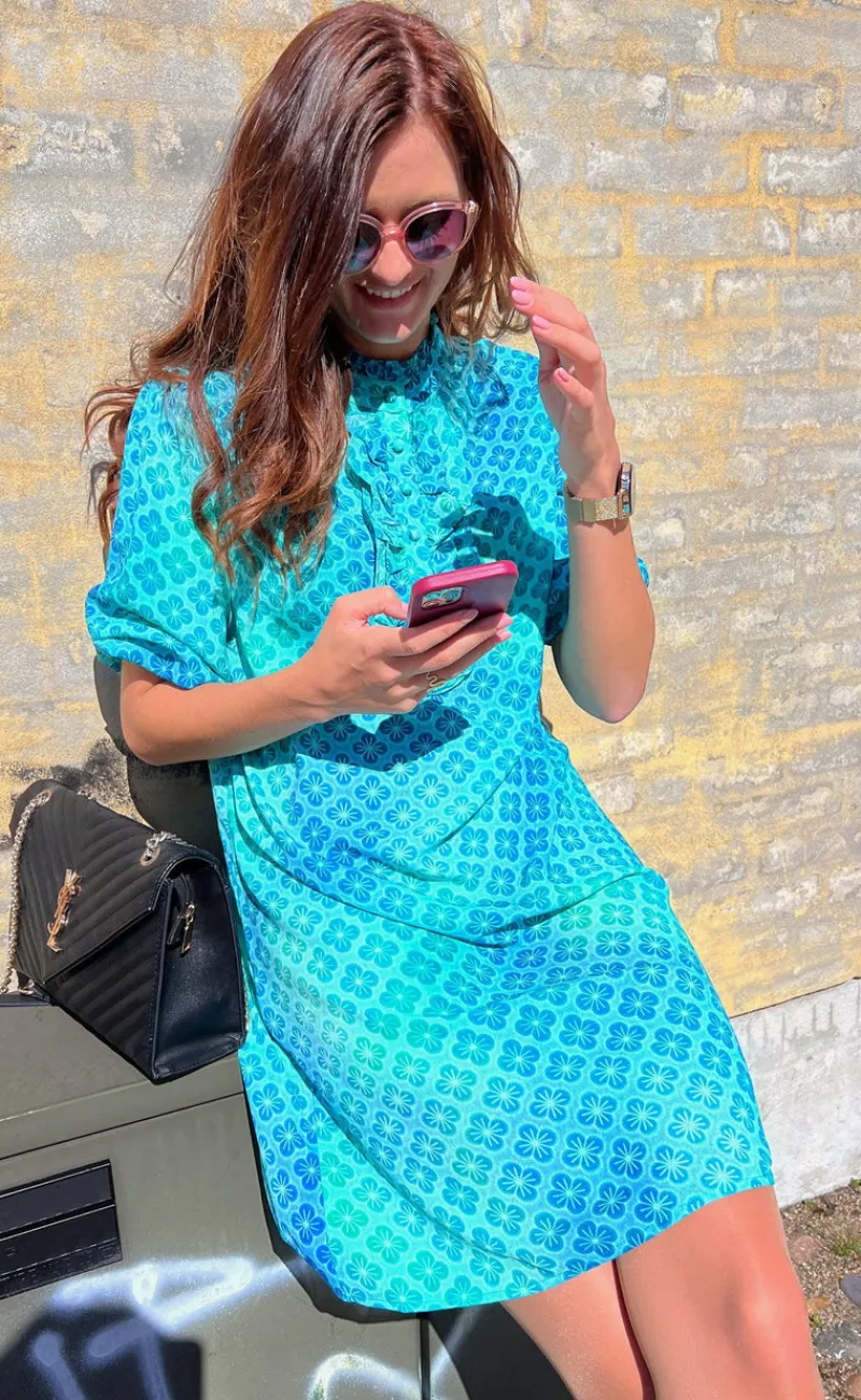 Hot Kjole - Camilla - Aqua Kjoler