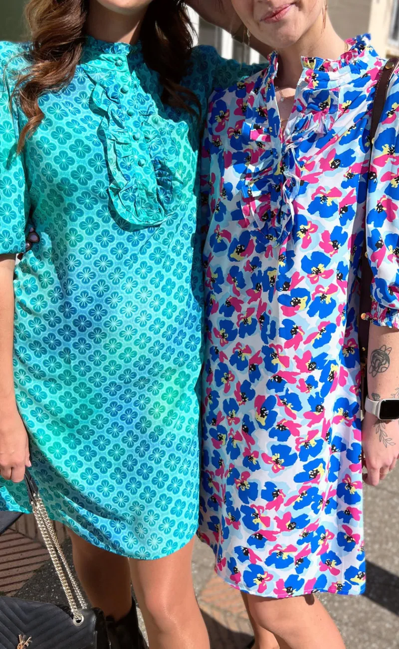 Hot Kjole - Camilla - Aqua Kjoler