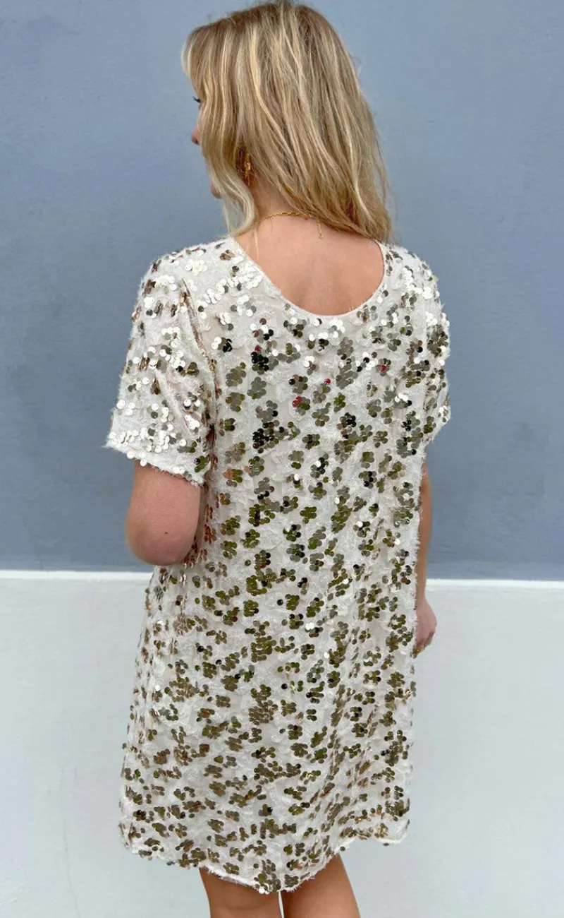 Hot Kjole - Rebecca Sequin - Champagne Kjoler