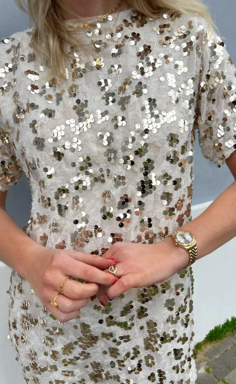 Hot Kjole - Rebecca Sequin - Champagne Kjoler