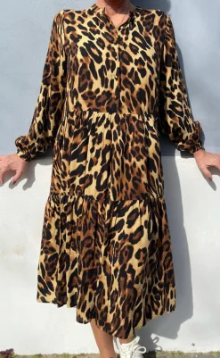 Kjole - Maiken - Leopard Kjoler