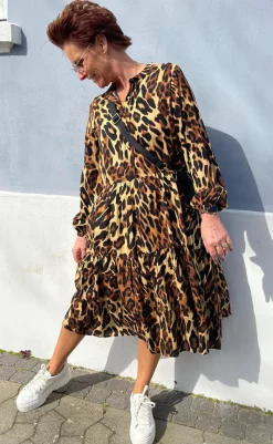 Kjole - Maiken - Leopard Kjoler