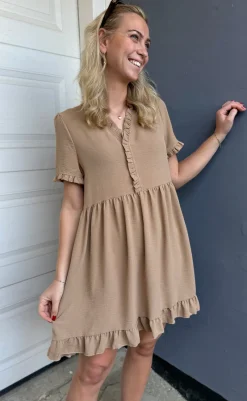 Sale Kjole - Catja Summer - Camel Kjoler