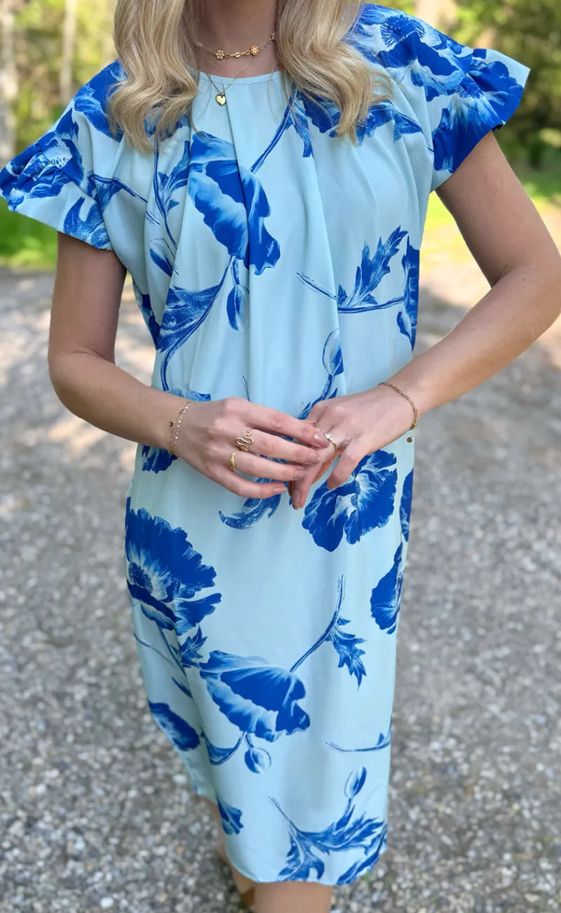Kjole - Cecilia - Blue Flower Kjoler