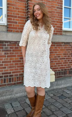 Sale Kjole - Milla - Off White Lace Kjoler