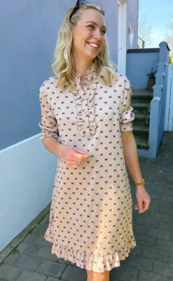 New Kjole - Philine - Camel Bow Kjoler