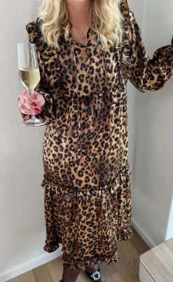 Kjole - Elina - Leopard Kjoler