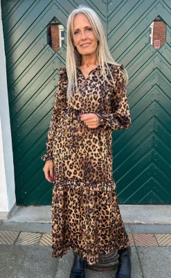Kjole - Elina - Leopard Kjoler