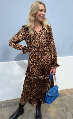 Kjole - Elina - Leopard Kjoler