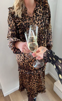 Kjole - Elina - Leopard Kjoler