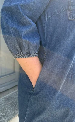 Outlet Kjole - Detina - Stormy Blue Kjoler