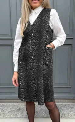 Sale Kjole - Ania Spencer - Grey Leopard Kjoler