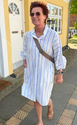 Clearance Kjole - Selma - Striped Kjoler