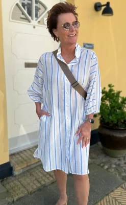 Clearance Kjole - Selma - Striped Kjoler