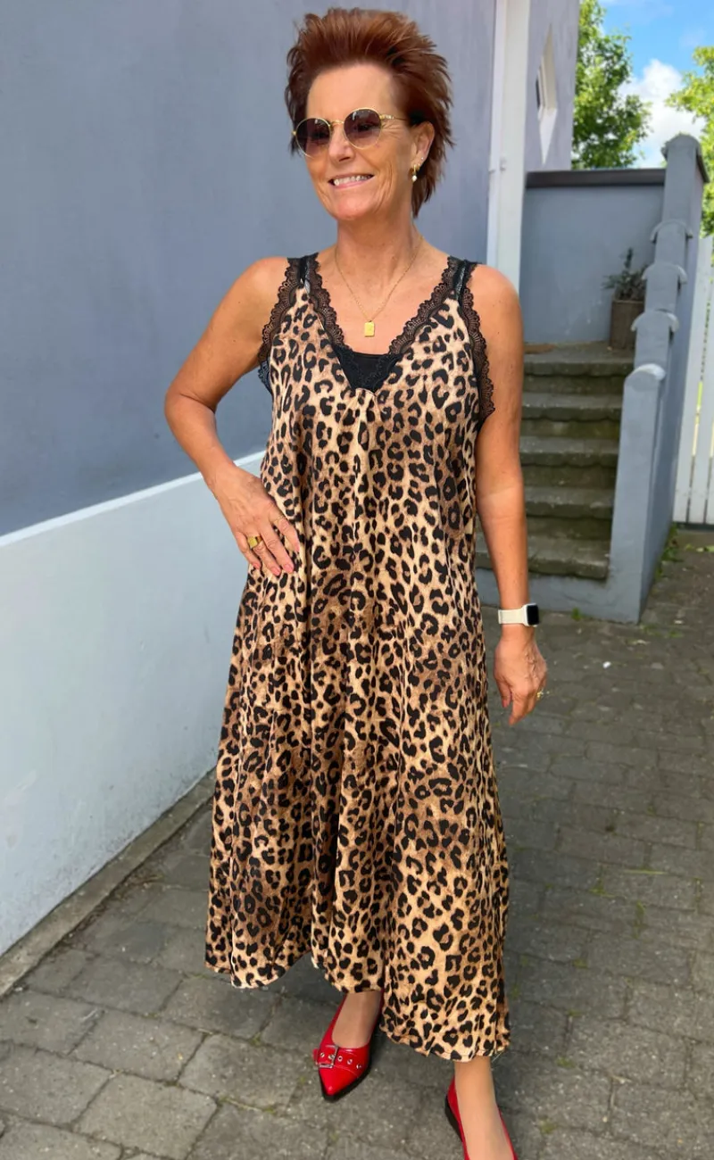 Outlet Kjole - Nellie - Leopard Kjoler