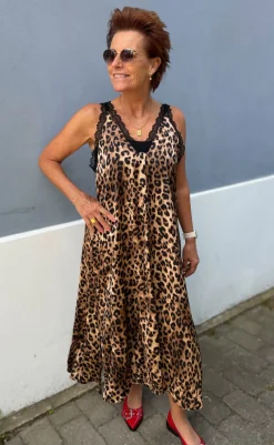 Outlet Kjole - Nellie - Leopard Kjoler