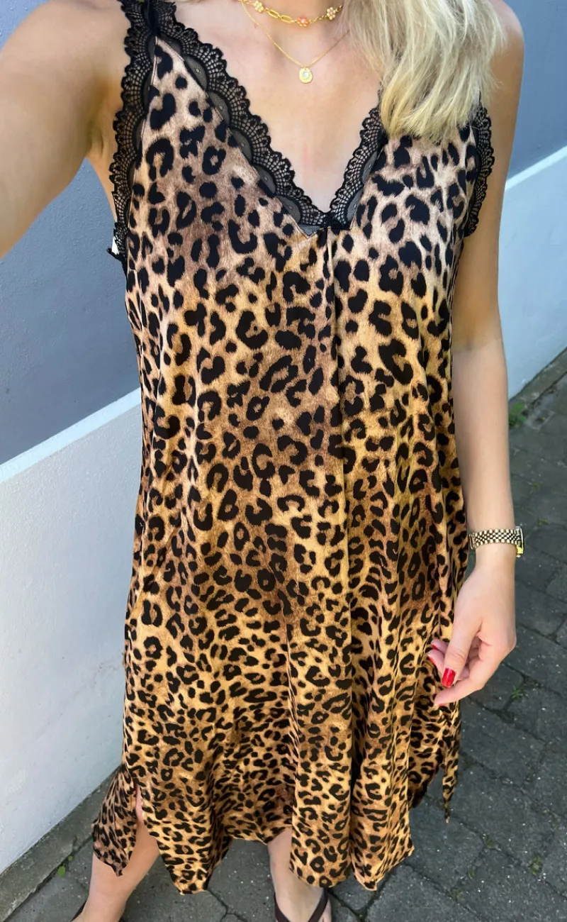 Outlet Kjole - Nellie - Leopard Kjoler