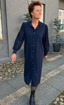 Clearance Kjole - Demi - Navy Blue Kjoler