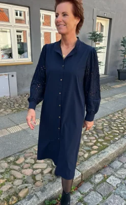 Clearance Kjole - Demi - Navy Blue Kjoler