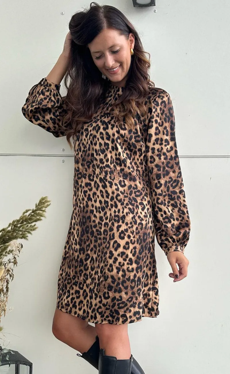 Clearance Kjole - Hazel - Leopard Kjoler