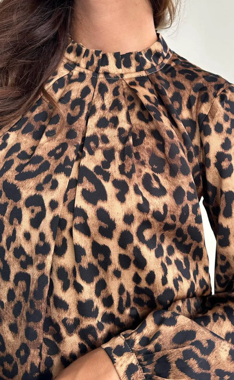 Clearance Kjole - Hazel - Leopard Kjoler