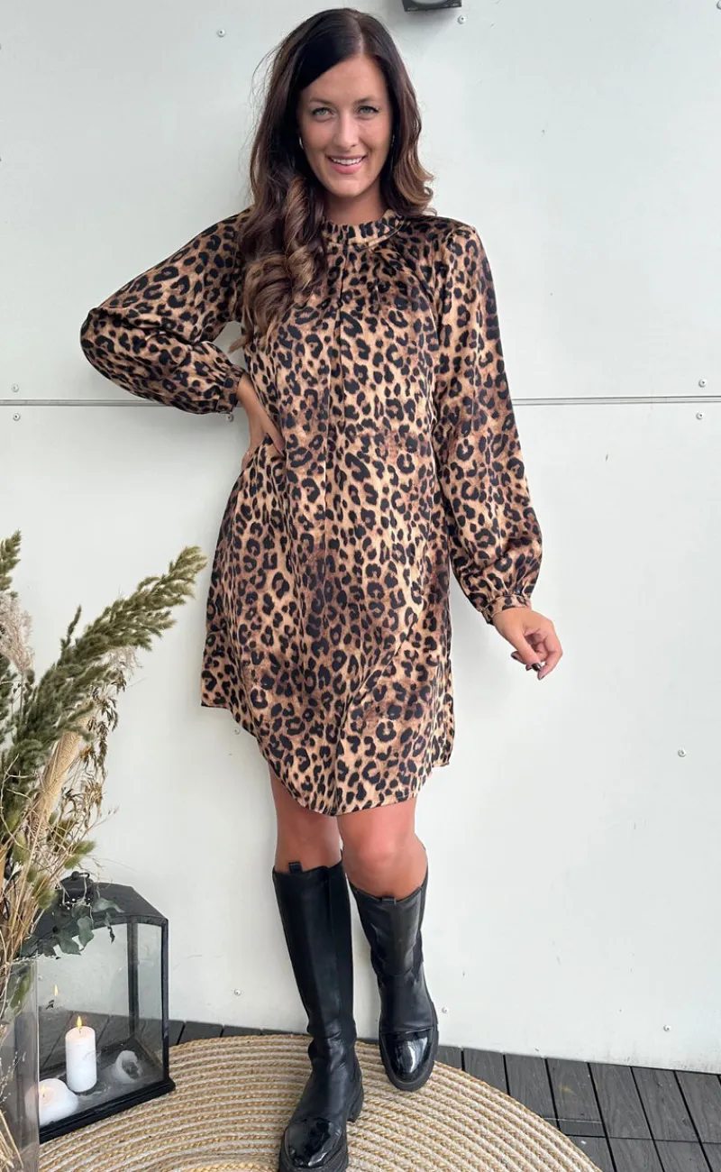 Clearance Kjole - Hazel - Leopard Kjoler