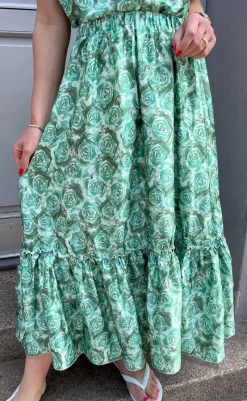 Nederdel - Hanna - Green Roses Nederdele