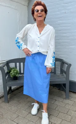 Clearance Nederdel - Patricia - Deep Blue Nederdele